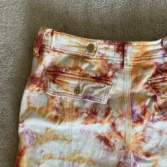 Free People | She's A Legend Tie Dye Harem Shorts - Size 10 - Picture 5 of 10